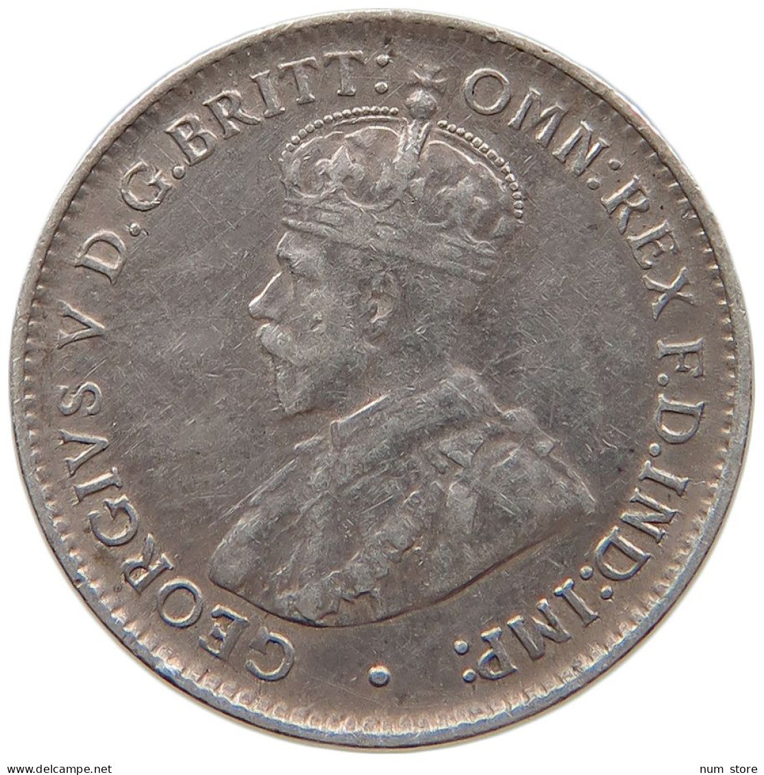 AUSTRALIA THREEPENCE 3 PENCE 1921 M George V. (1910-1936) #t023 0327 - Threepence