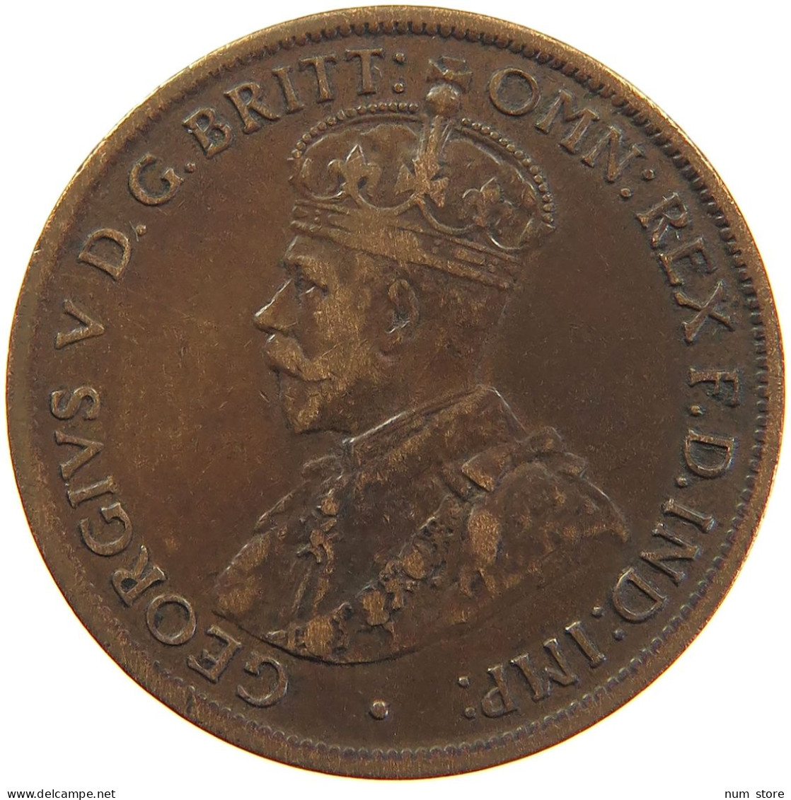 AUSTRALIA HALFPENNY 1921 George V. (1910-1936) #t023 0373 - ½ Penny