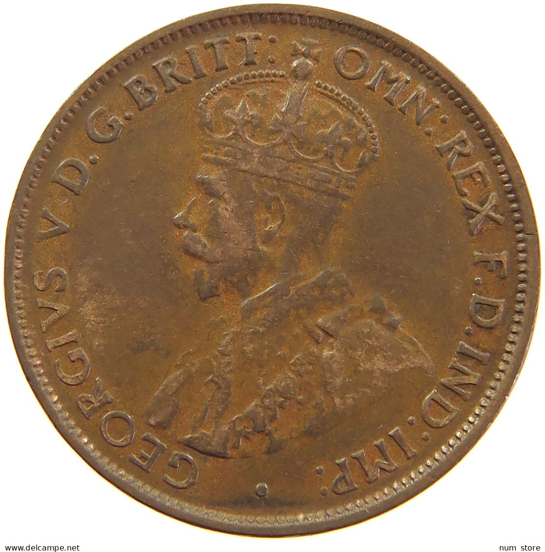 AUSTRALIA HALFPENNY 1927 George V. (1910-1936) #t023 0371 - ½ Penny