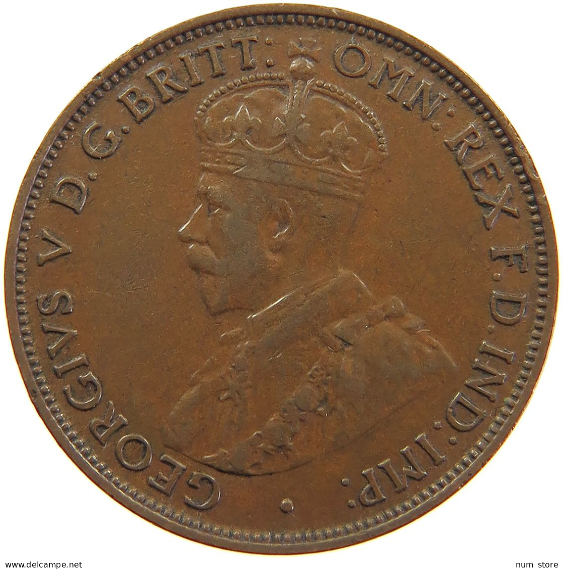 AUSTRALIA HALFPENNY 1920 George V. (1910-1936) #t023 0361 - ½ Penny