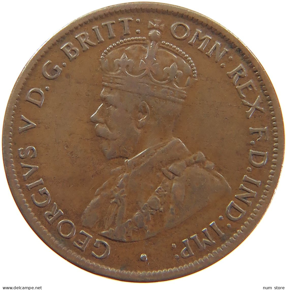 AUSTRALIA HALFPENNY 1/2 PENNY 1913 George V. (1910-1936) #t023 0377 - ½ Penny