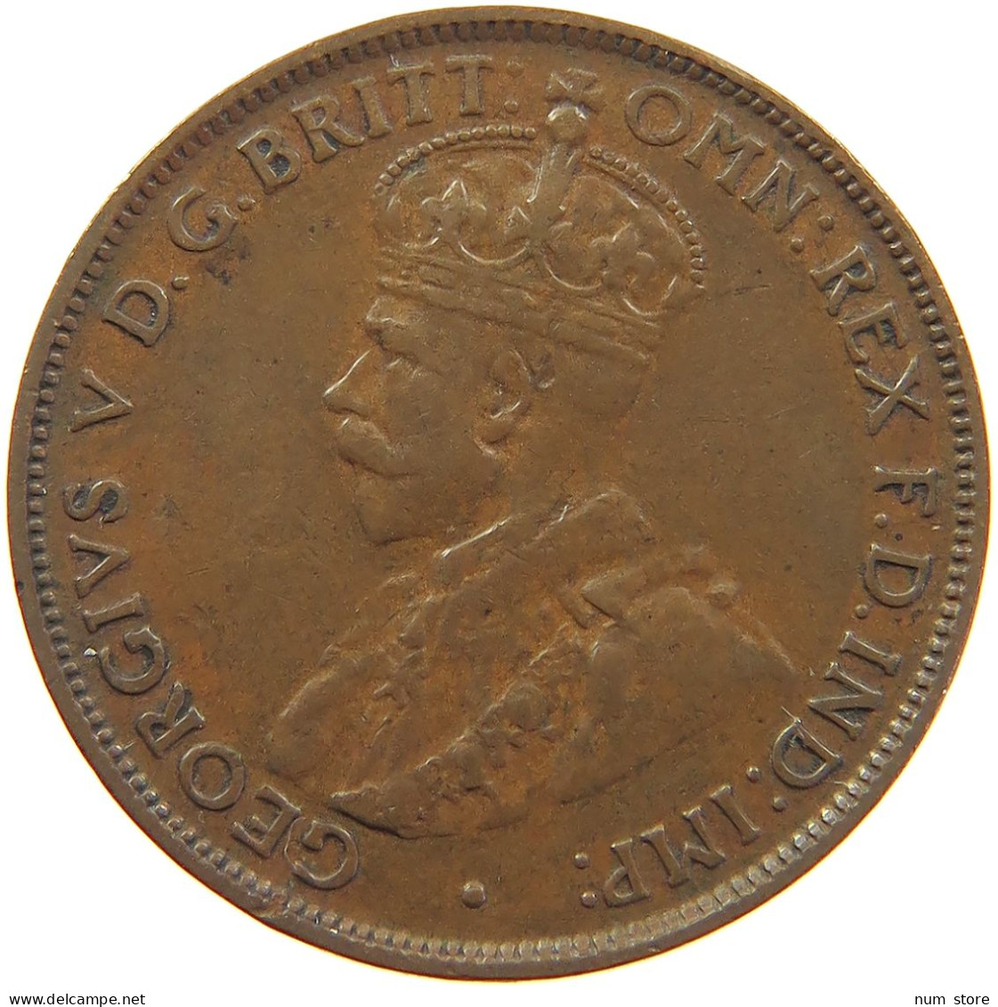 AUSTRALIA HALFPENNY 1926 George V. (1910-1936) #t023 0365 - ½ Penny