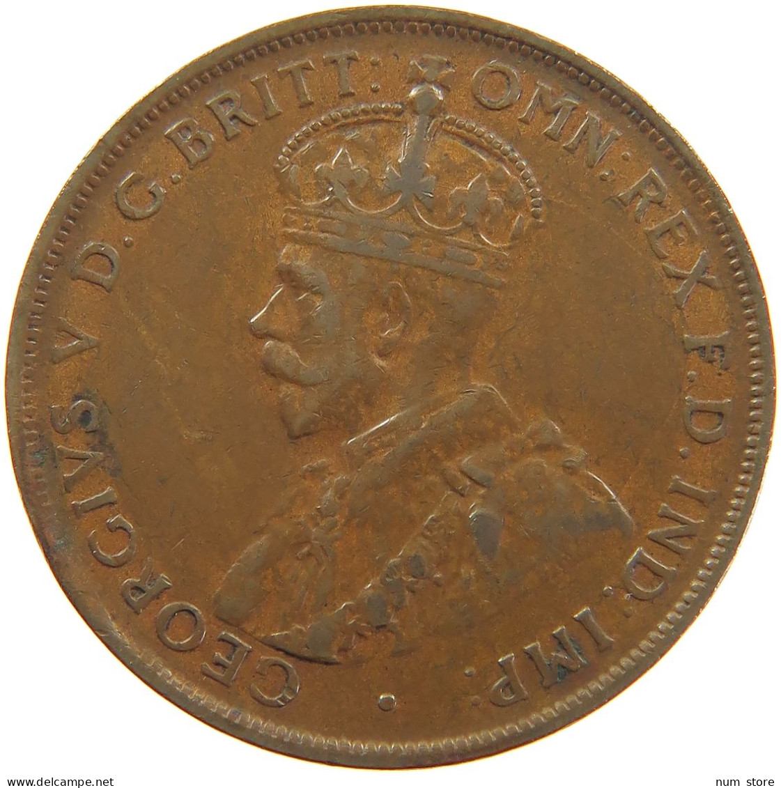 AUSTRALIA PENNY 1924 George V. (1910-1936) #t023 0379 - Penny