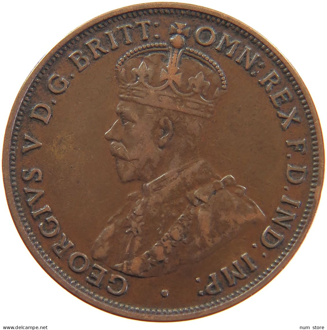 AUSTRALIA PENNY 1917 I George V. (1910-1936) #t023 0381 - Penny