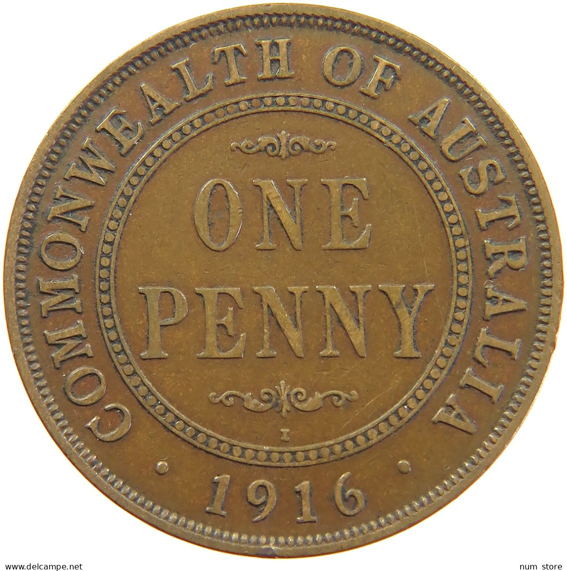 AUSTRALIA PENNY 1916 I George V. (1910-1936) #t023 0401 - Penny