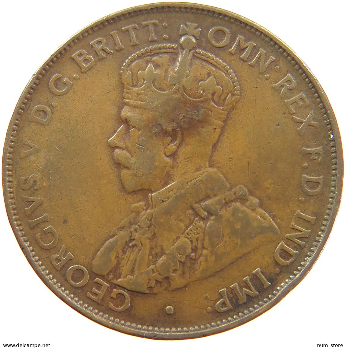 AUSTRALIA PENNY 1923 George V. (1910-1936) #t023 0393 - Penny