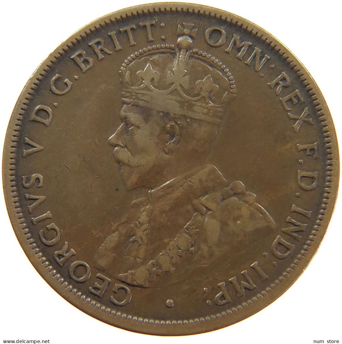 AUSTRALIA PENNY 1919 George V. (1910-1936) #t024 0077 - Penny