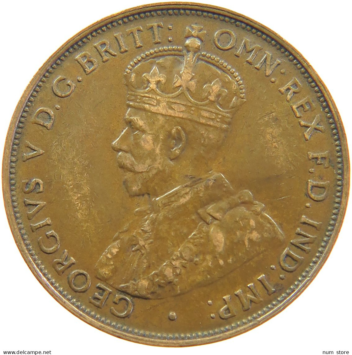 AUSTRALIA PENNY 1919 George V. (1910-1936) #t023 0395 - Penny