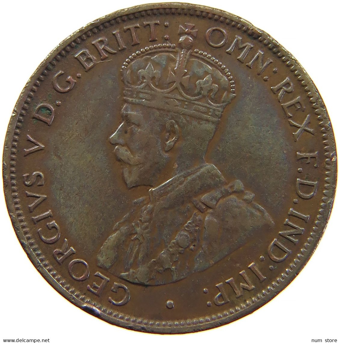 AUSTRALIA 1/2 HALFPENNY 1913 L George V. (1910-1936) #t024 0113 - ½ Penny