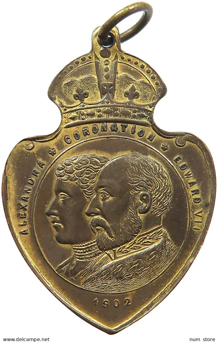 AUSTRALIA MEDAL 1902 Edward VII. (1901 - 1910) Coronation Of King Edward VII & Queen Alexandra #sm05 0945 - Ohne Zuordnung