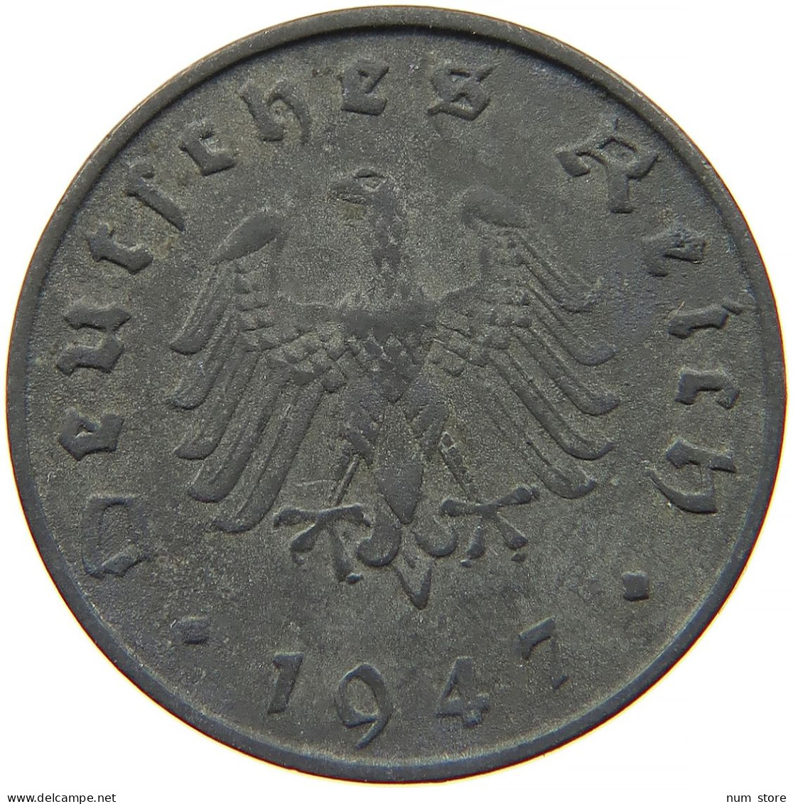 ALLIIERTE BESETZUNG 10 REICHSPFENNIG 1947 A  #t028 0355 - 10 Reichspfennig