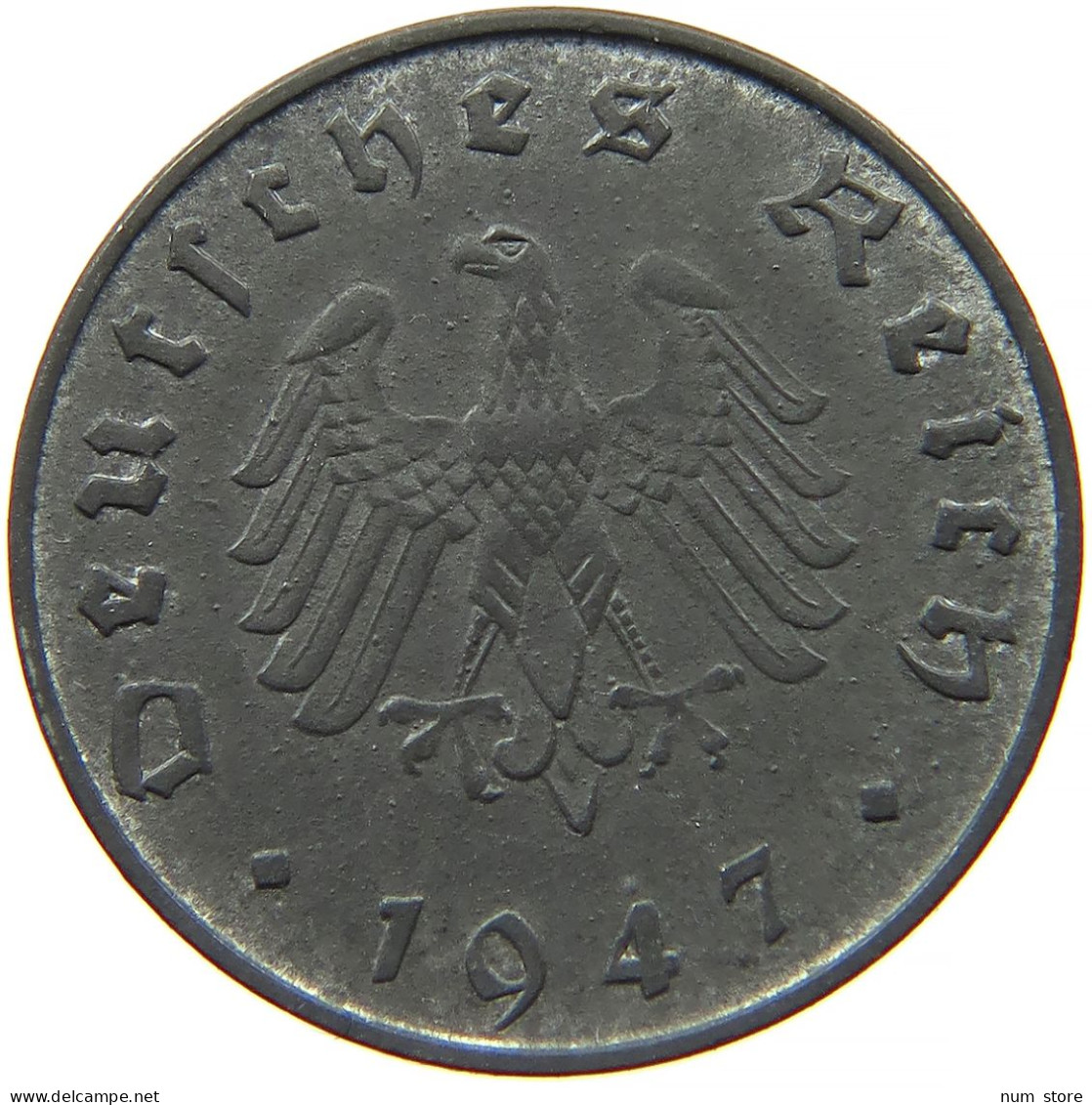 ALLIIERTE BESETZUNG 10 REICHSPFENNIG 1947 A  #t028 0349 - 10 Reichspfennig