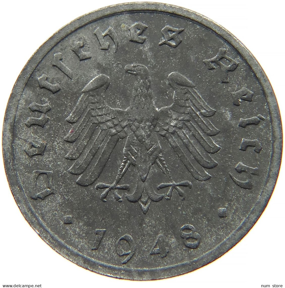 ALLIIERTE BESETZUNG 10 REICHSPFENNIG 1948  #t028 0357 - 10 Reichspfennig