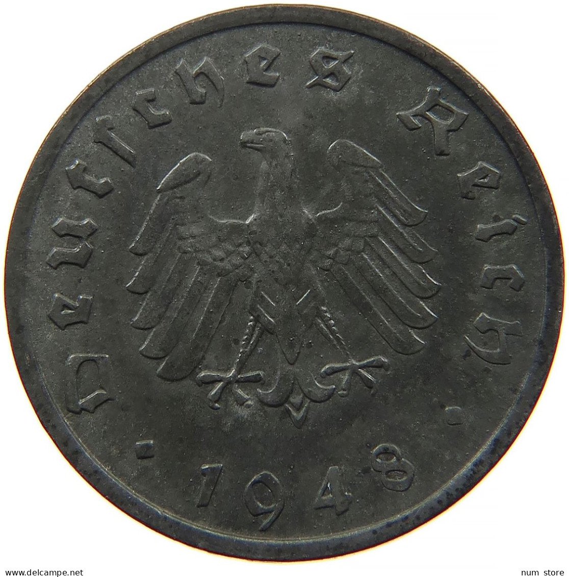 ALLIIERTE BESETZUNG 10 REICHSPFENNIG 1848 F  #t028 0353 - 10 Reichspfennig