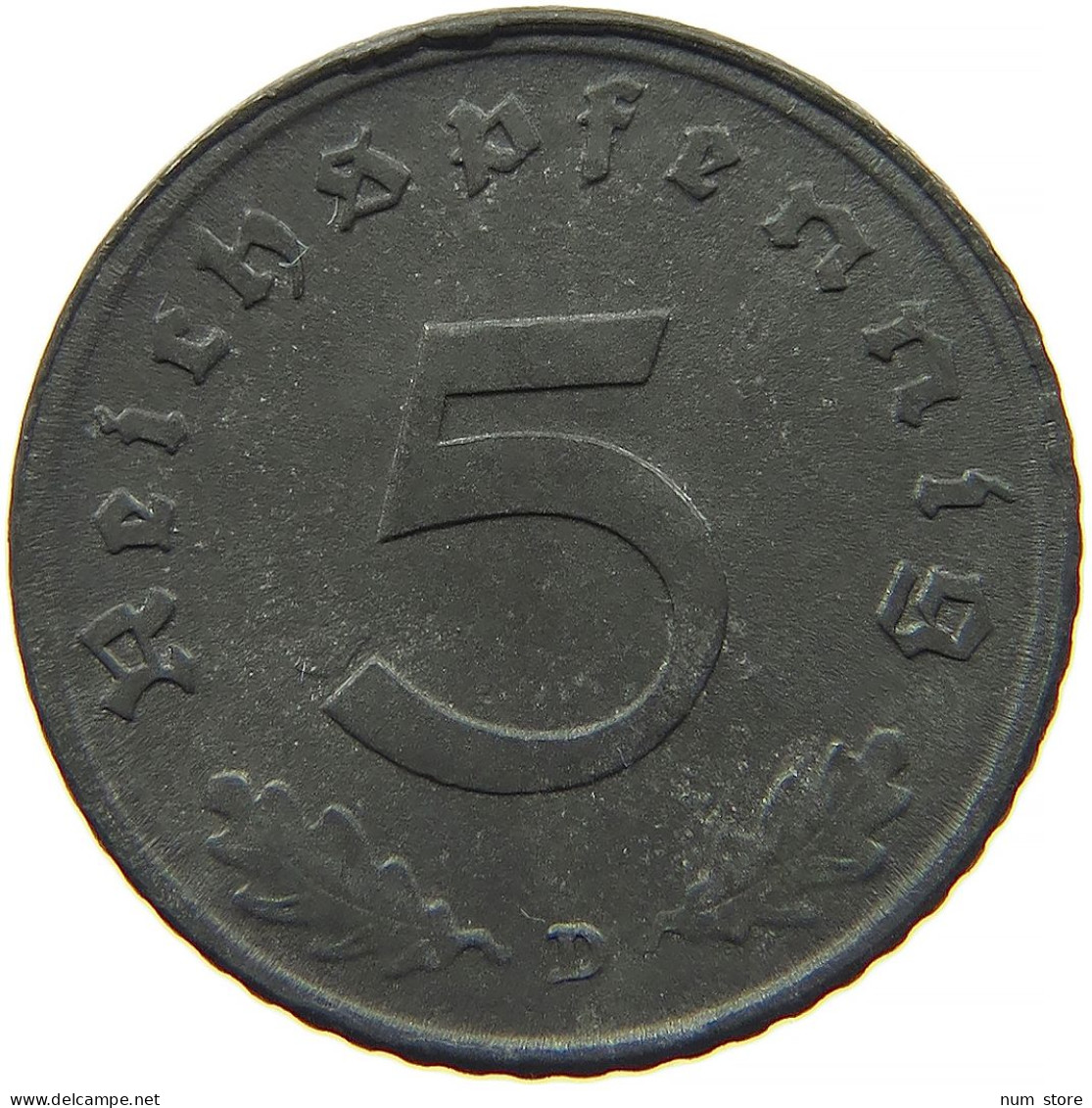 ALLIIERTE BESETZUNG 5 REICHSPFENNIG 1947 D  #t028 0371 - 5 Reichspfennig