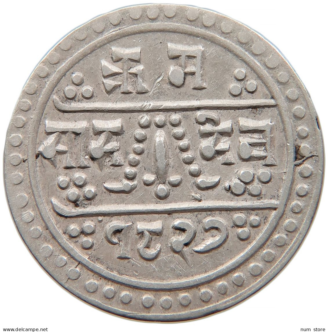 NEPAL 1/2 MOHAR 1826  #t024 0167 - Népal