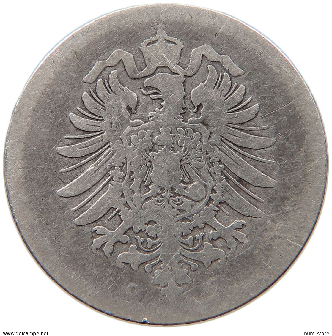 KAISERREICH 50 PFENNIG 1875 C  #t029 0231 - 50 Pfennig