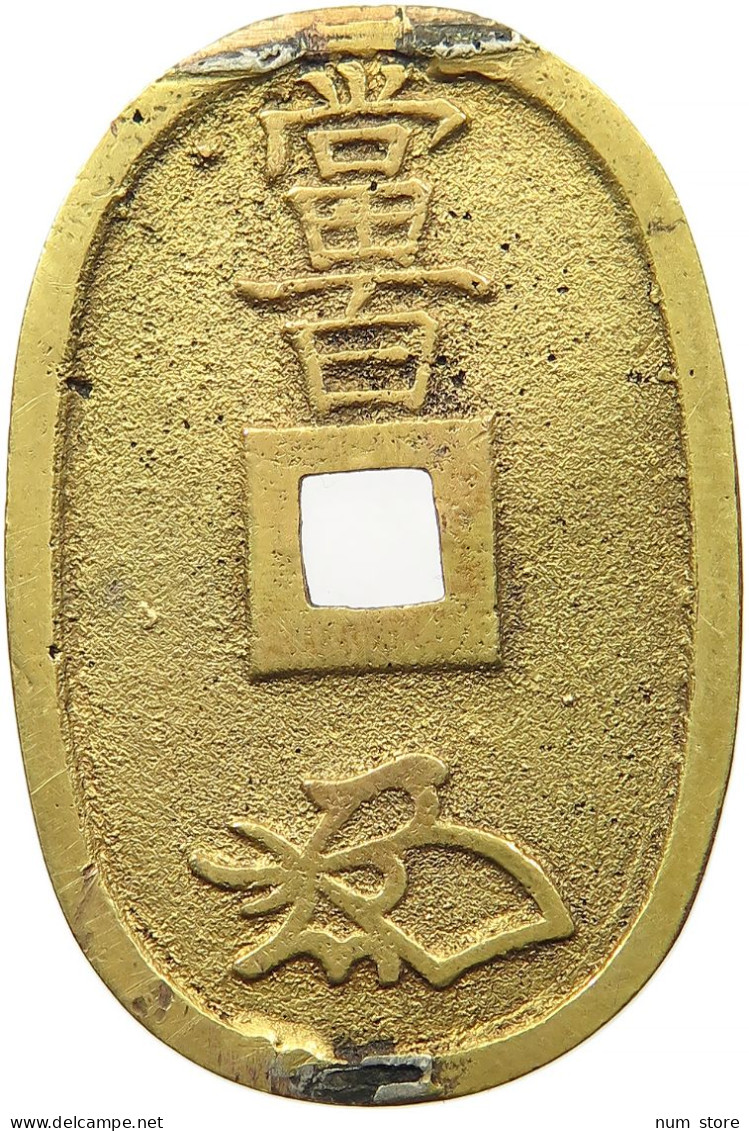 JAPAN 100 MON 1835-1870 Tempo Tsuho 1835-1870. GOLD PLATED #sm05 1267 - Japon