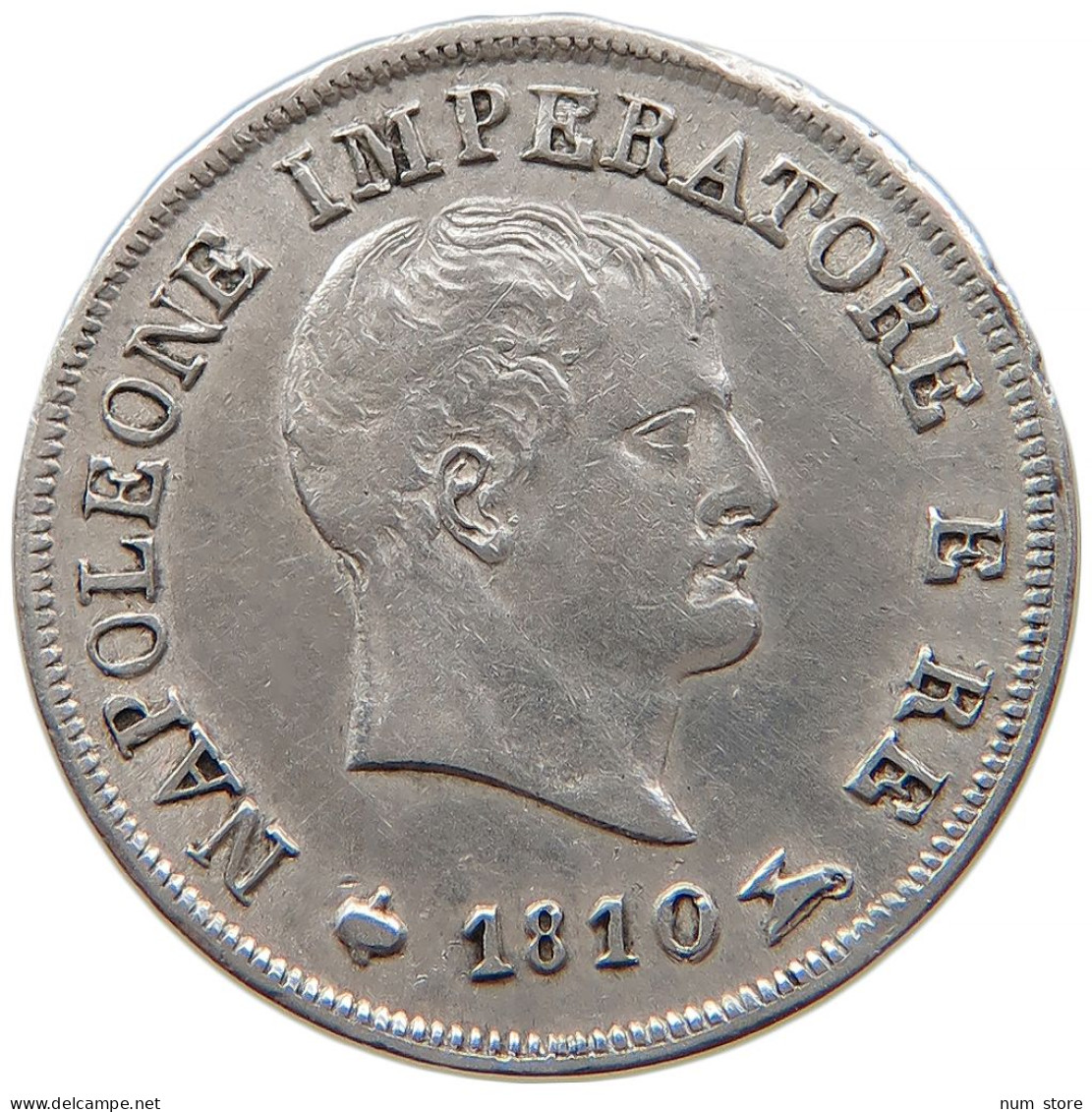 ITALY STATES NAPOLEON I. 10 SOLDI 1810 M Napoleon I. (1804-1814, 1815) #t022 0505 - Napoleonische