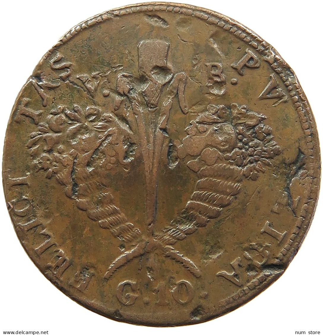 ITALY STATES SICILY 10 GRANI 1815 VB Ferdinando III. (1759-1816) #sm05 0927 - Sizilien