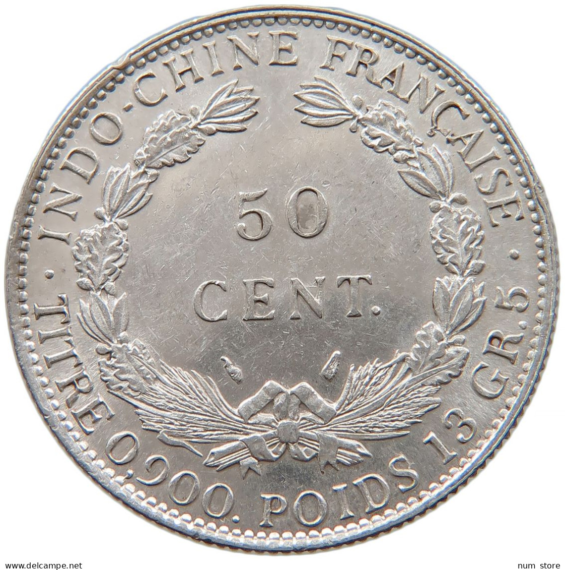 INDOCHINA 50 CENTS 1936  #t024 0223 - French Indochina