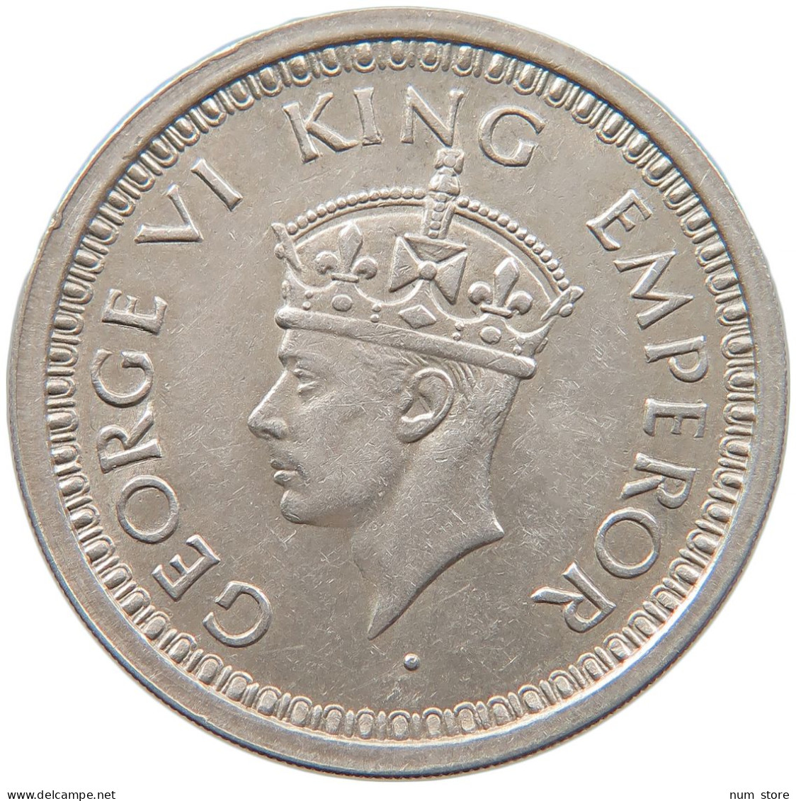 INDIA BRITISH RUPEE 1944 B George VI. (1936-1952) #t024 0051 - Inde