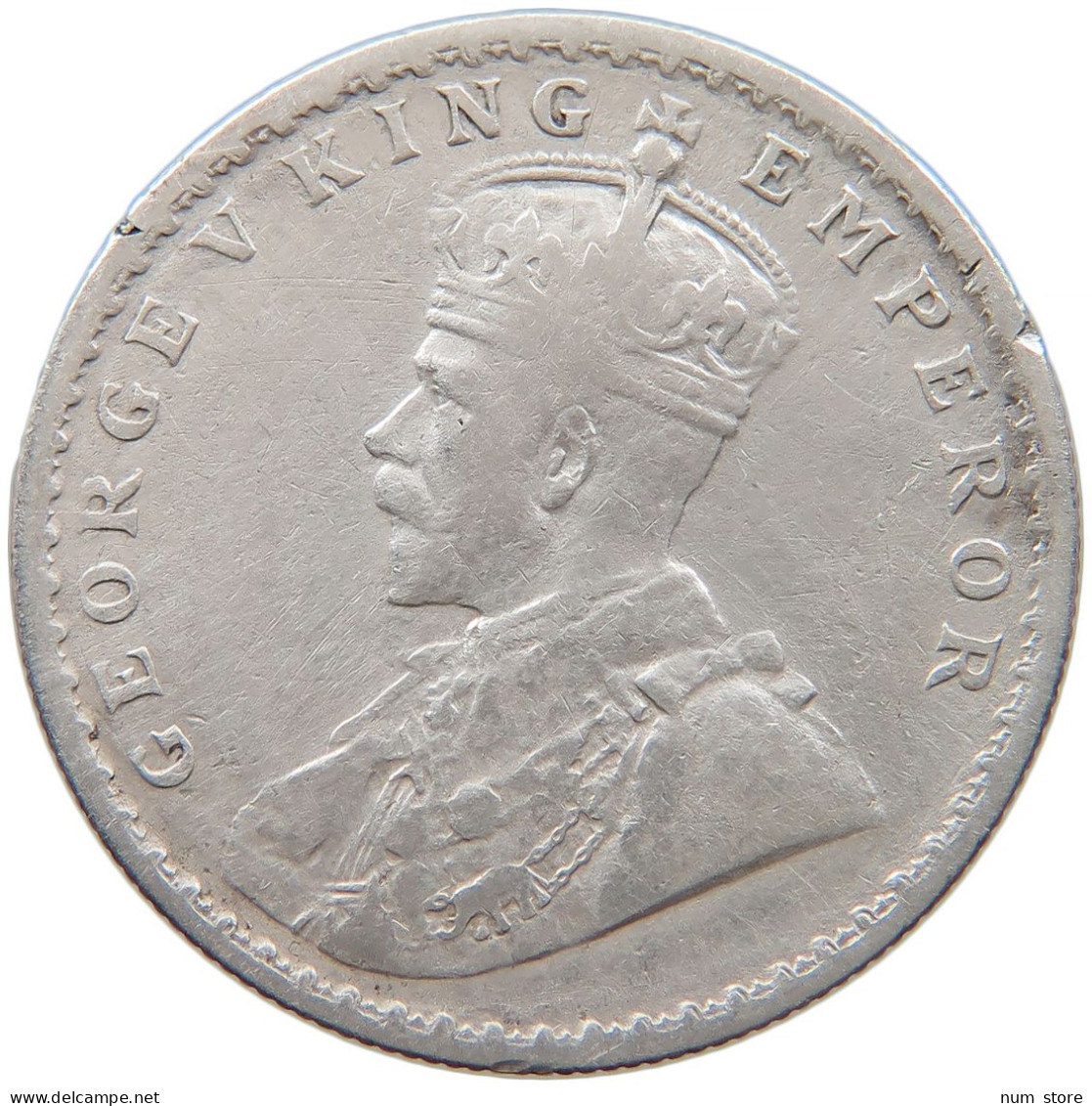 INDIA BRITISH RUPEE 1917 George V. (1910-1936) #t024 0377 - Inde