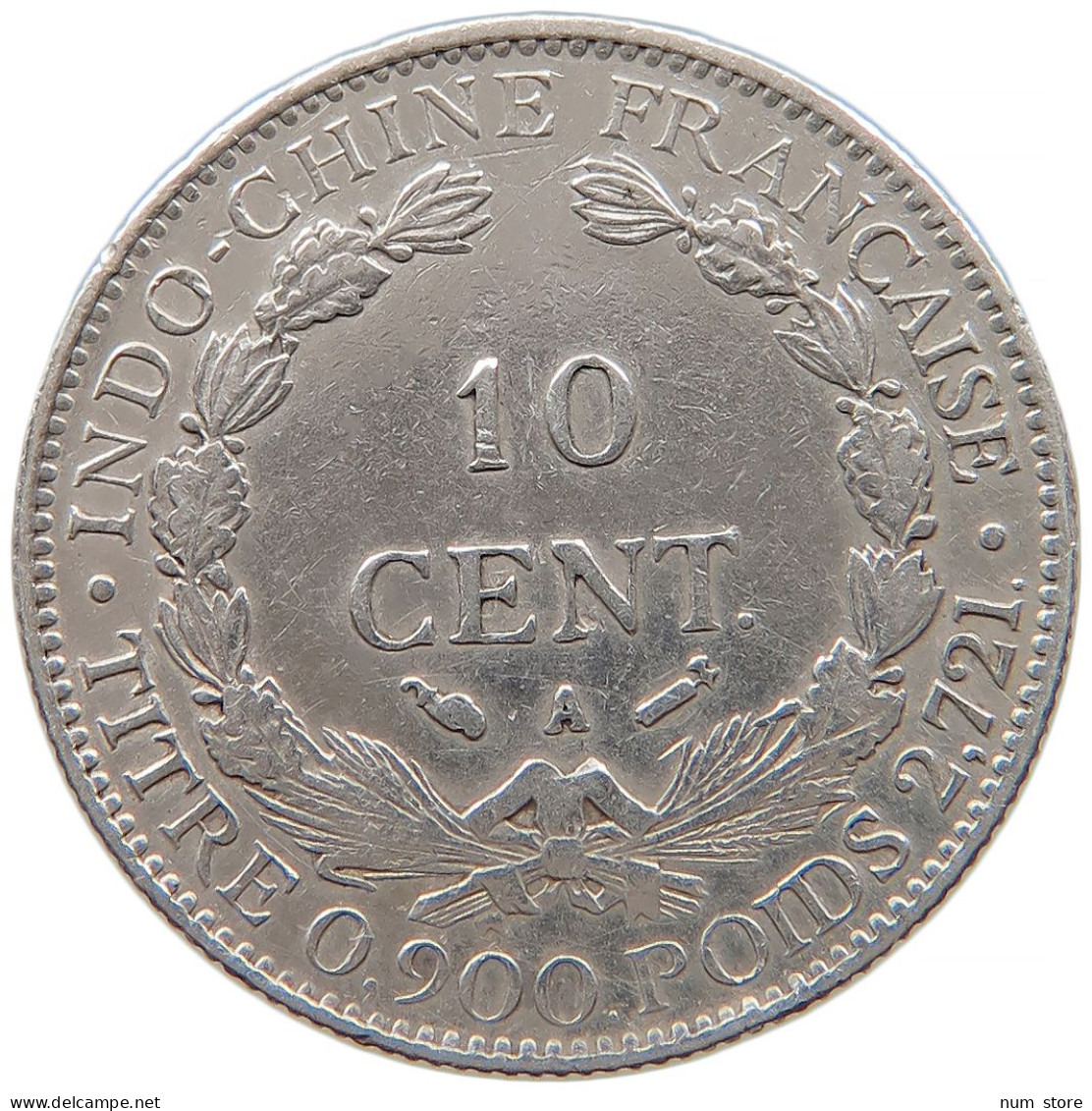 INDOCHINA 10 CENTIMES 1894  #t022 0593 - Französisch-Indochina