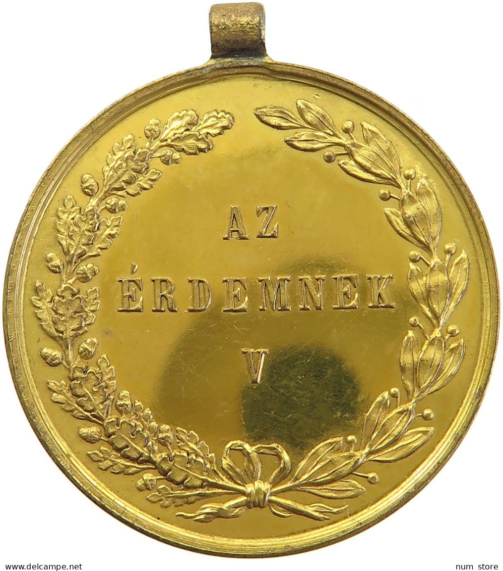 HUNGARY MEDAL  ÖNKÉNTES TÜZOLTÓ EGYLET / AZ ERDEMNEK V #sm05 1219 - Hongrie