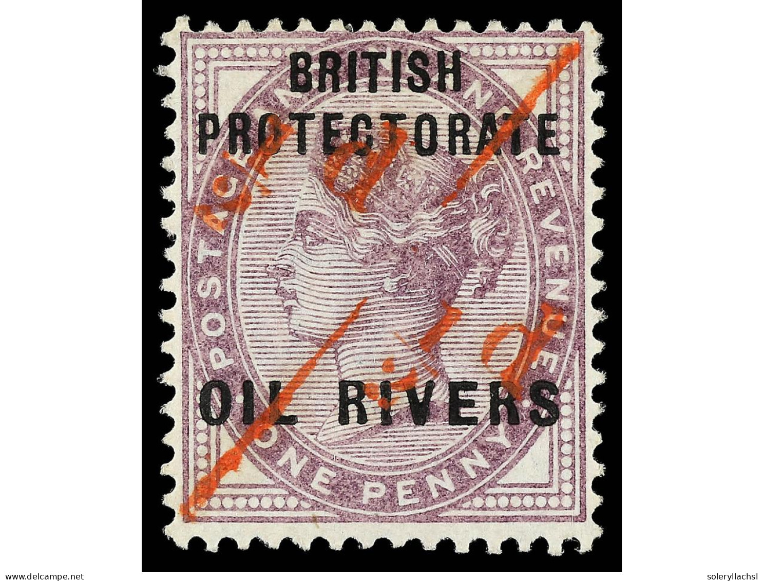 * COSTA DE NIGER. 1893. PROTECTORATE. 1/2 P. On 1 P. Unsevered Pair. RARE. Yv. 18 Var. SG.7a. Stanley Gibbons.500£. - Andere & Zonder Classificatie