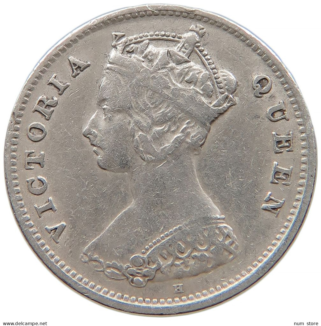 HONG KONG 10 CENTS 1900 Victoria 1837-1901 #t022 0509 - Hongkong