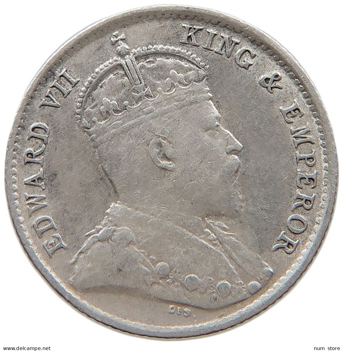 HONG KONG 5 CENTS 1904 Edward VII. (1901 - 1910) #t022 0463 - Hong Kong