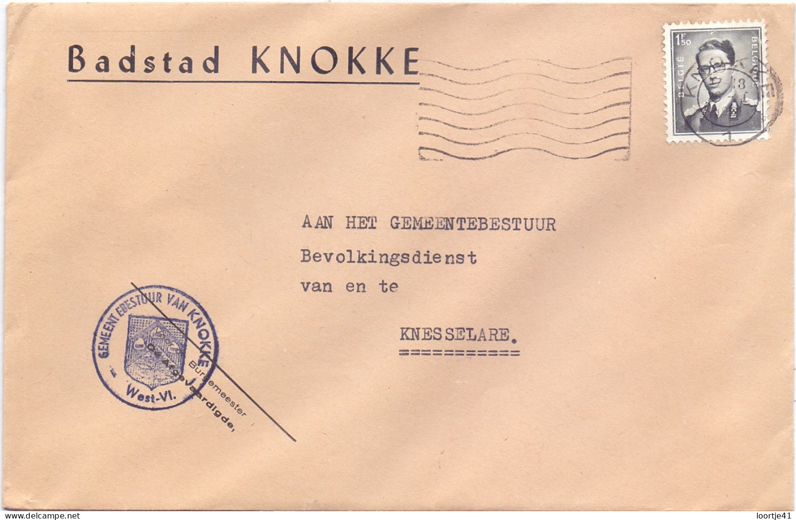 Omslag Enveloppe - Badstad Knokke - Briefe
