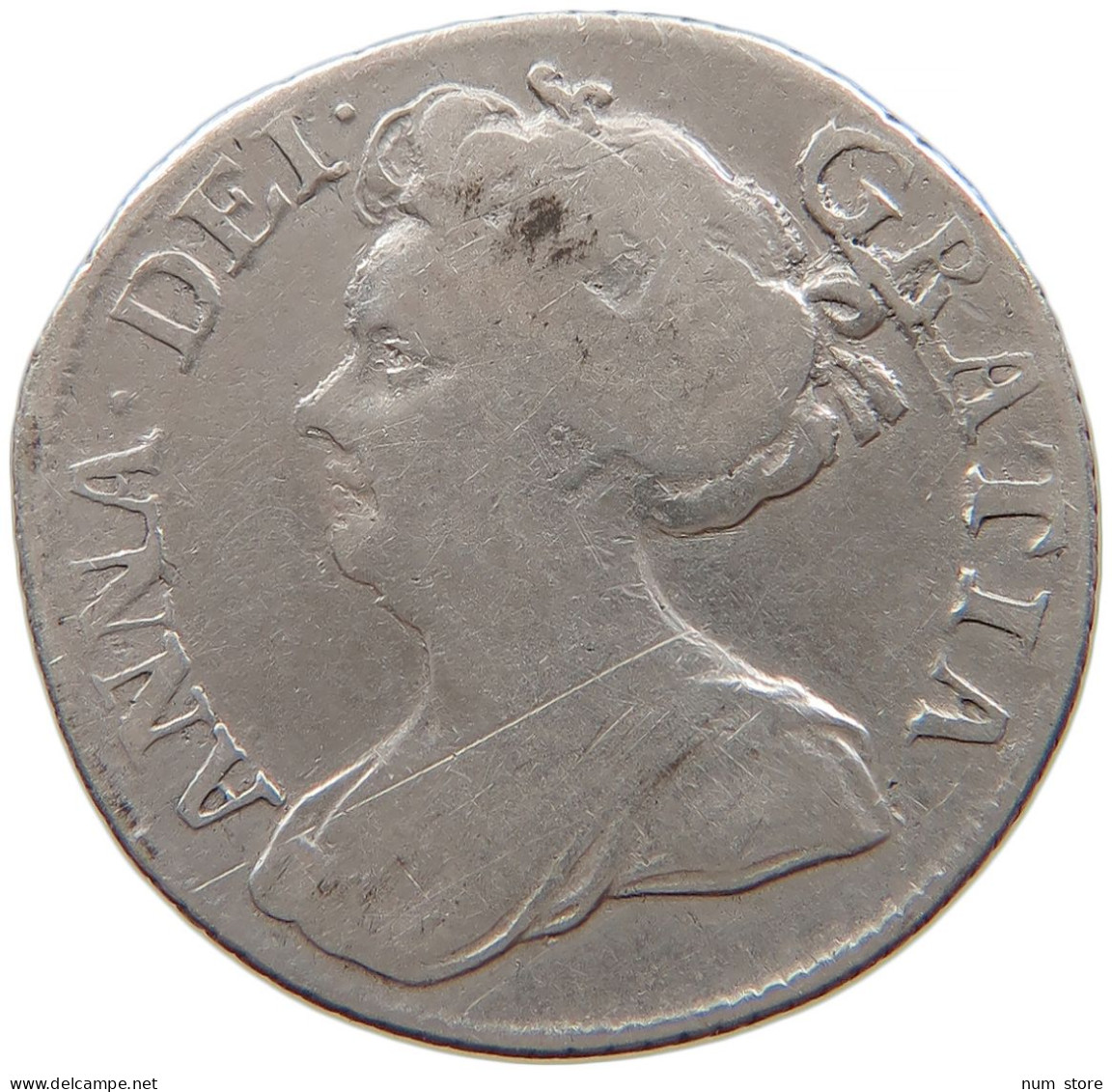 GREAT BRITAIN SIXPENCE 1711 Anne (1702-1714) #t022 0685 - G. 6 Pence