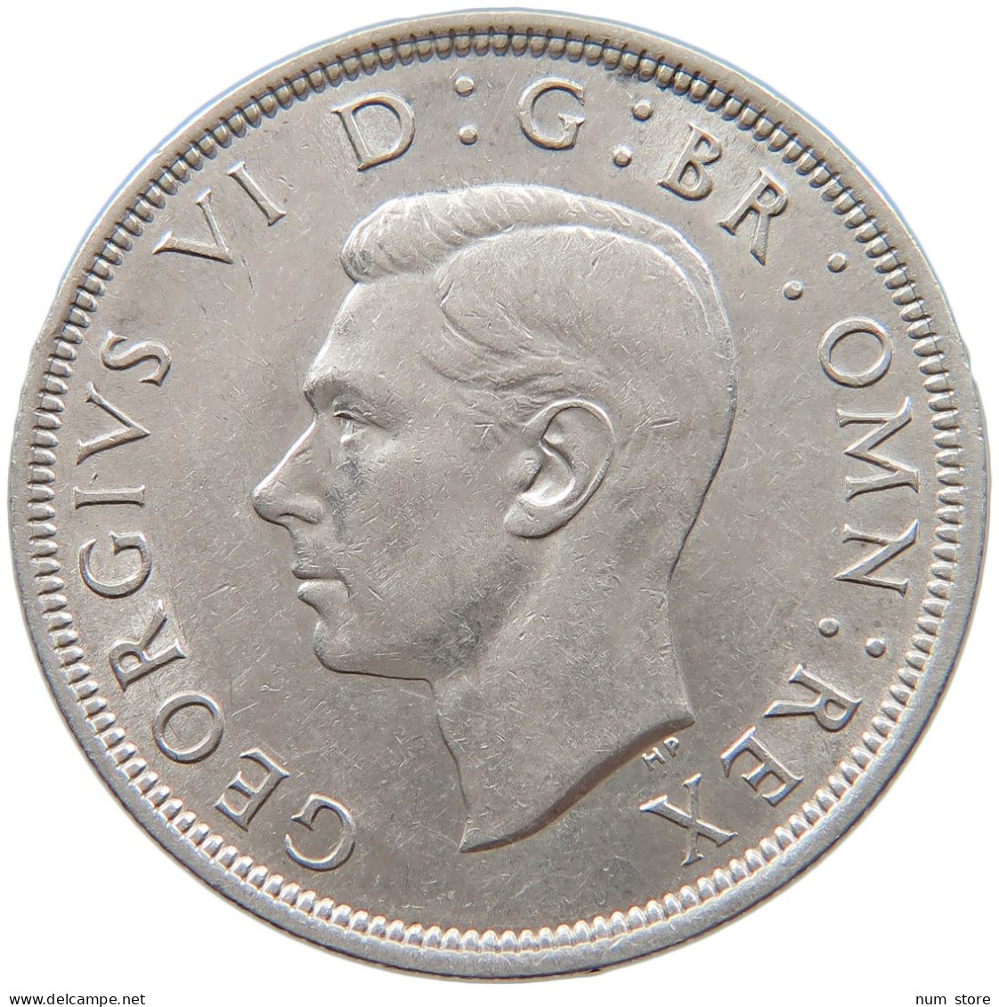 GREAT BRITAIN HALFCROWN 1942 George VI. (1936-1952) #t025 0165 - K. 1/2 Crown