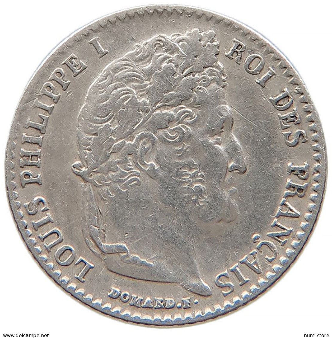 FRANCE 1/4 FRANC 1843 W LOUIS PHILIPPE I. (1830-1848) #t022 0419 - 1/4 Franc