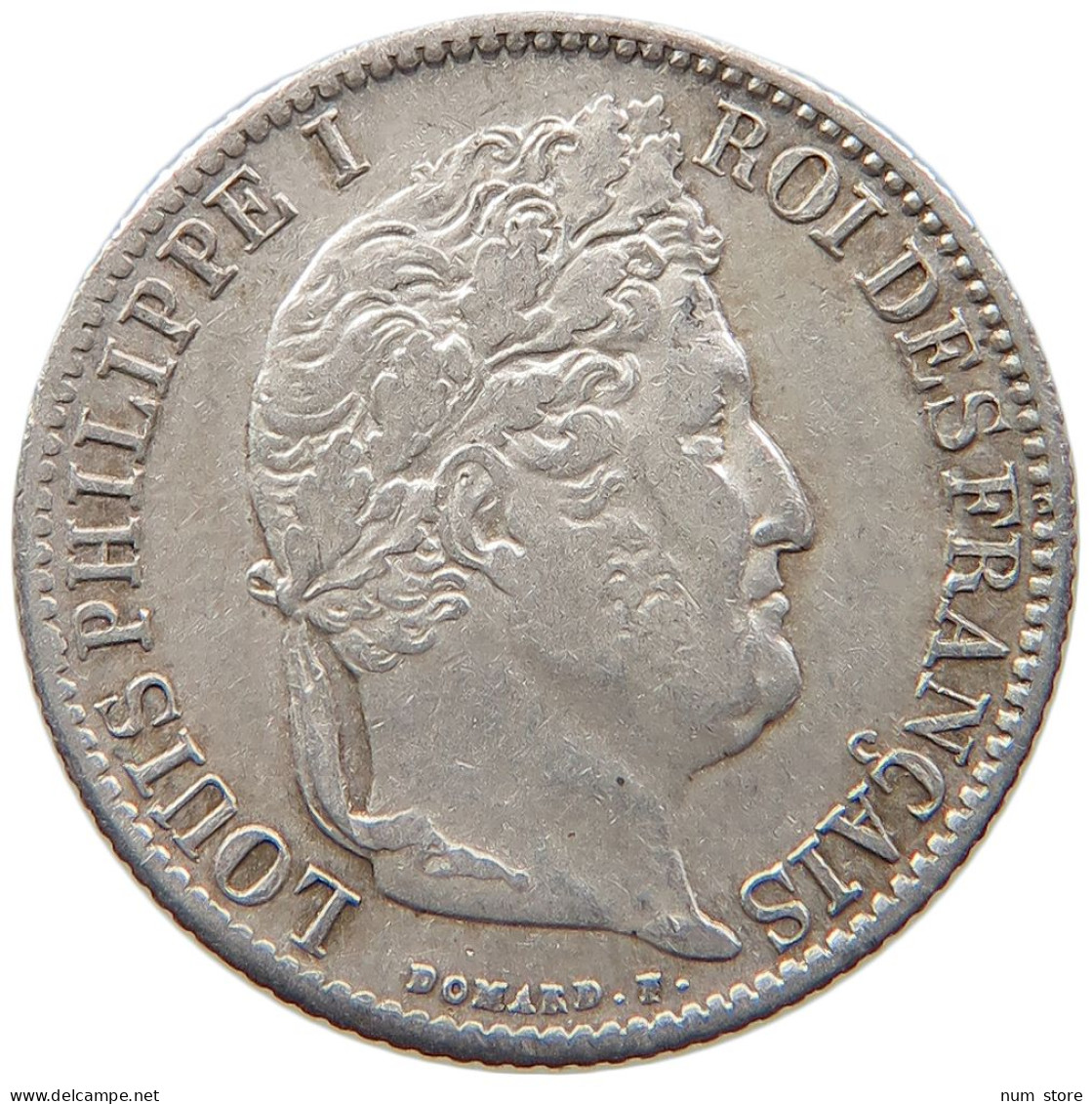 FRANCE 1/2 FRANC 1844 A  LOUIS PHILIPPE I. (1830-1848) #t029 0107 - 1/2 Franc