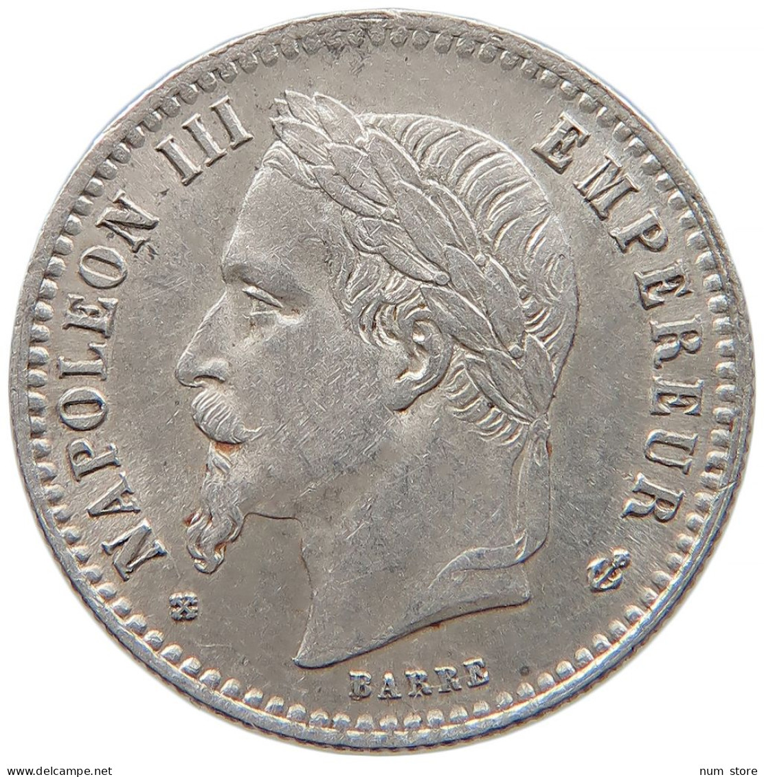 FRANCE 50 CENTIMES 1867 BB Napoleon III. (1852-1870) #t022 0541 - 50 Centimes