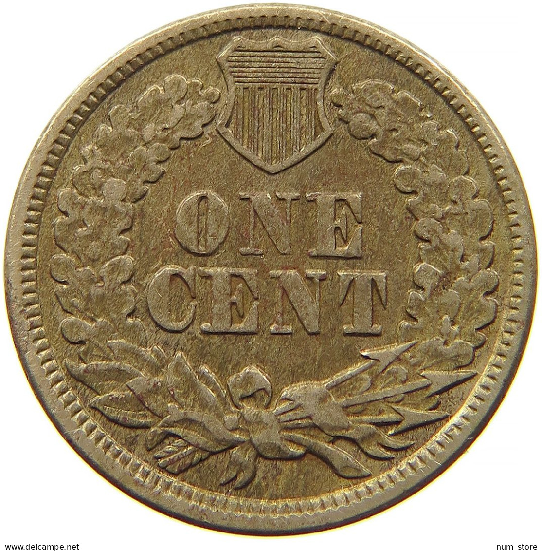 UNITED STATES OF AMERICA CENT  INDIAN HEAD #t027 0477 - 1859-1909: Indian Head