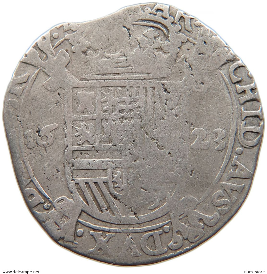 SPANISH NETHERLANDS ESCALIN 1623 FELIPE IV. 1621-1665 #t024 0363 - 1556-1713 Spanish Netherlands