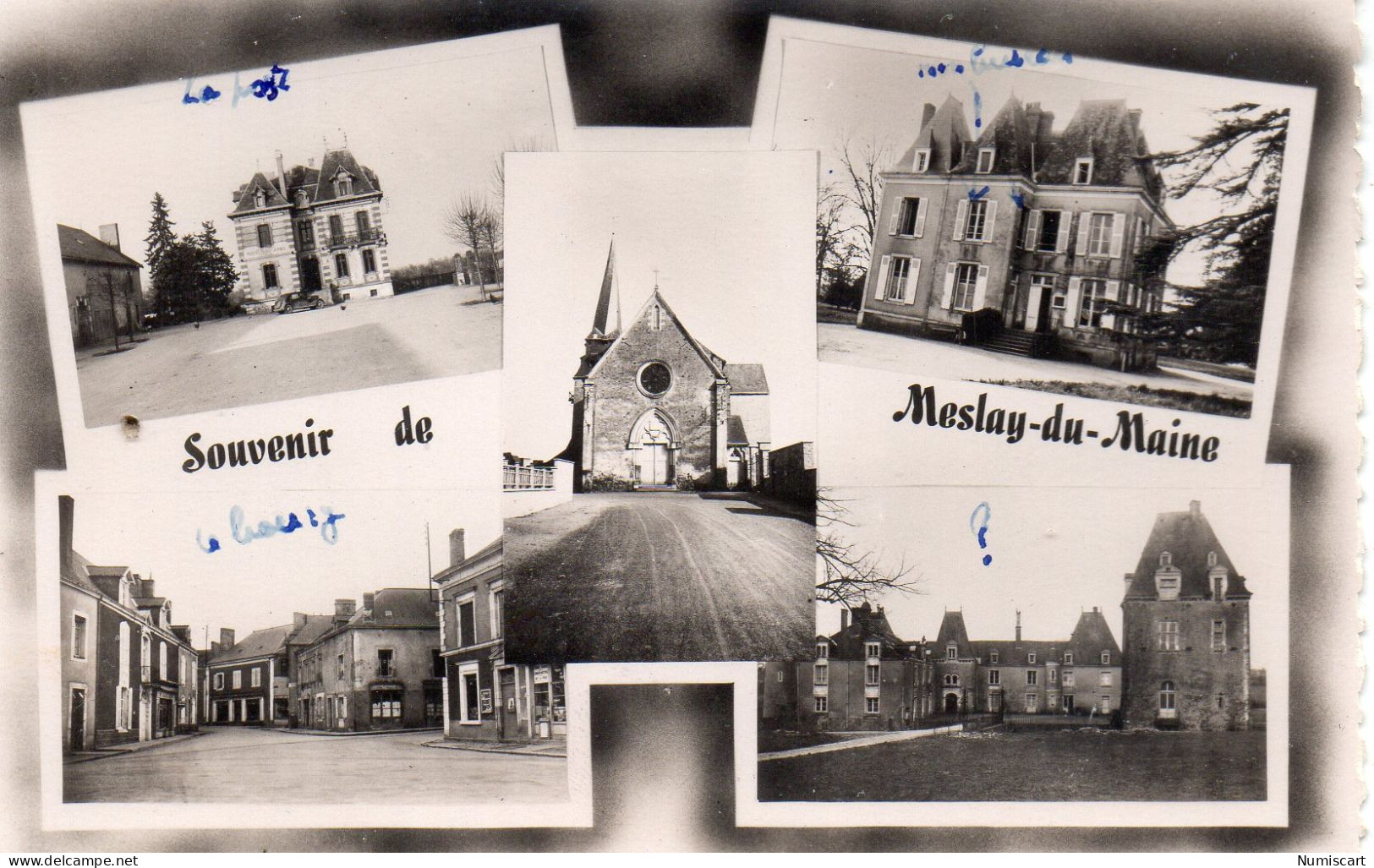 Meslay-du-Maine Multi-vues Du Village Eglise - Meslay Du Maine