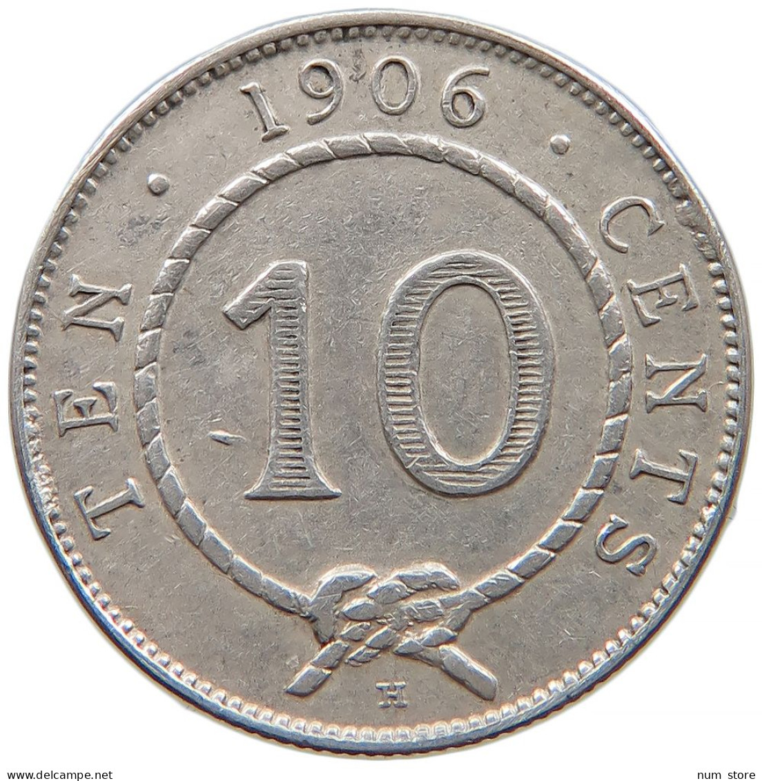 SARAWAK 10 CENTS 1906 H C. Brooke (1868-1917) #t022 0539 - Colonie