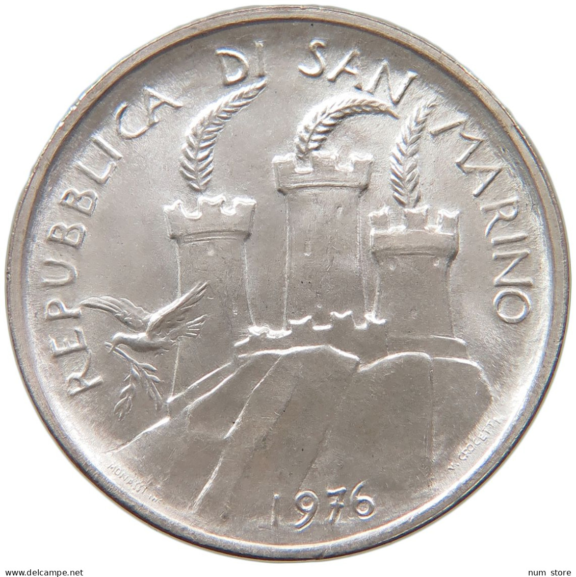 SAN MARINO 500 LIRE 1976  #t026 0111 - San Marino