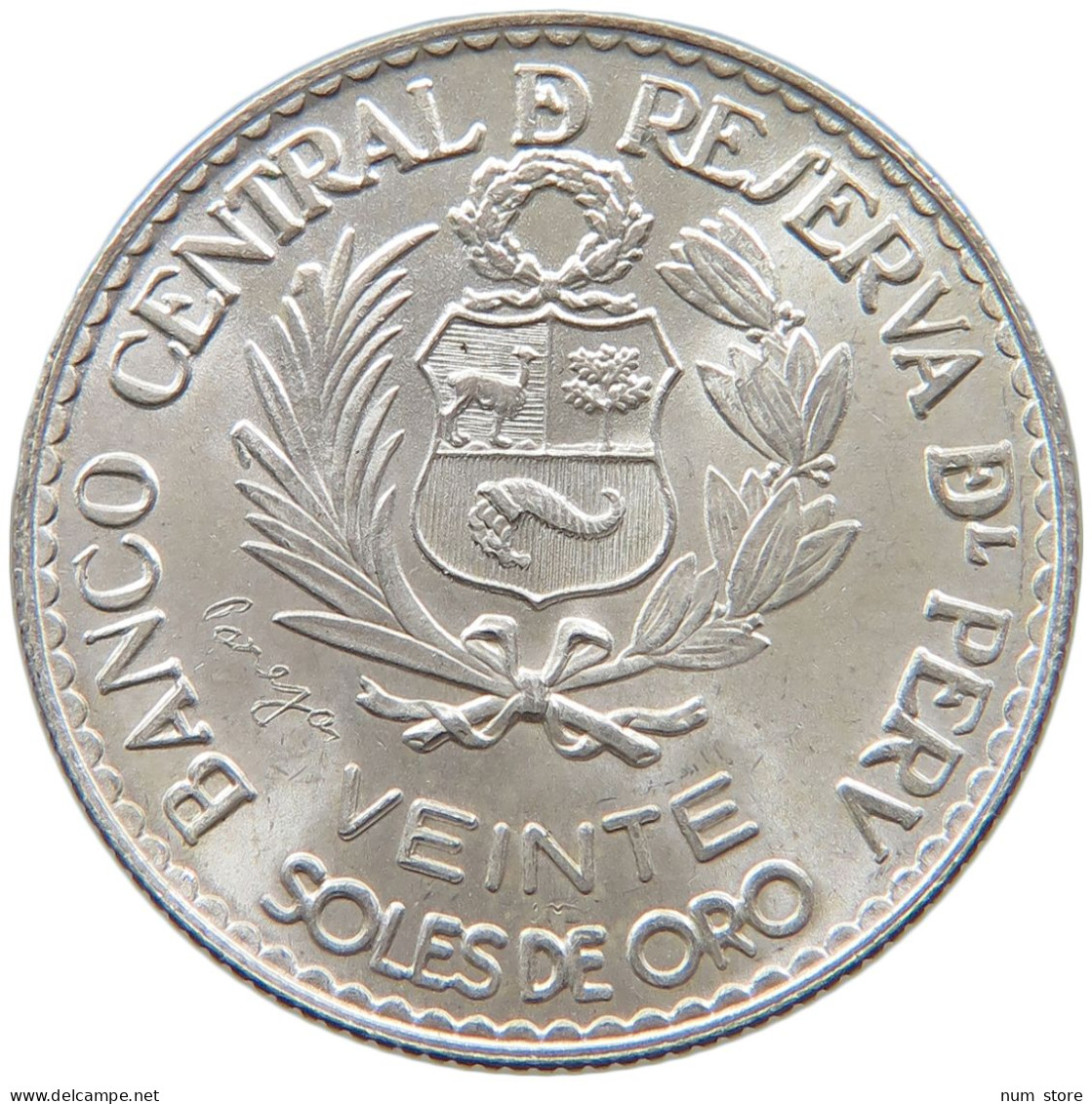 PERU 20 SOLES 1965  #t026 0175 - Peru