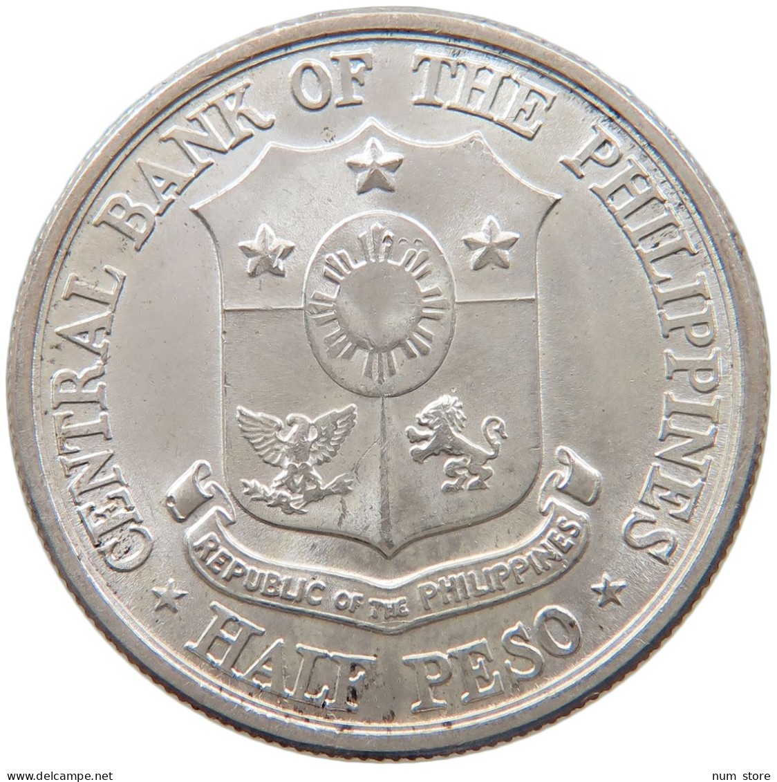 PHILIPPINES 1/2 PESO 1961  #t026 0095 - Philippines