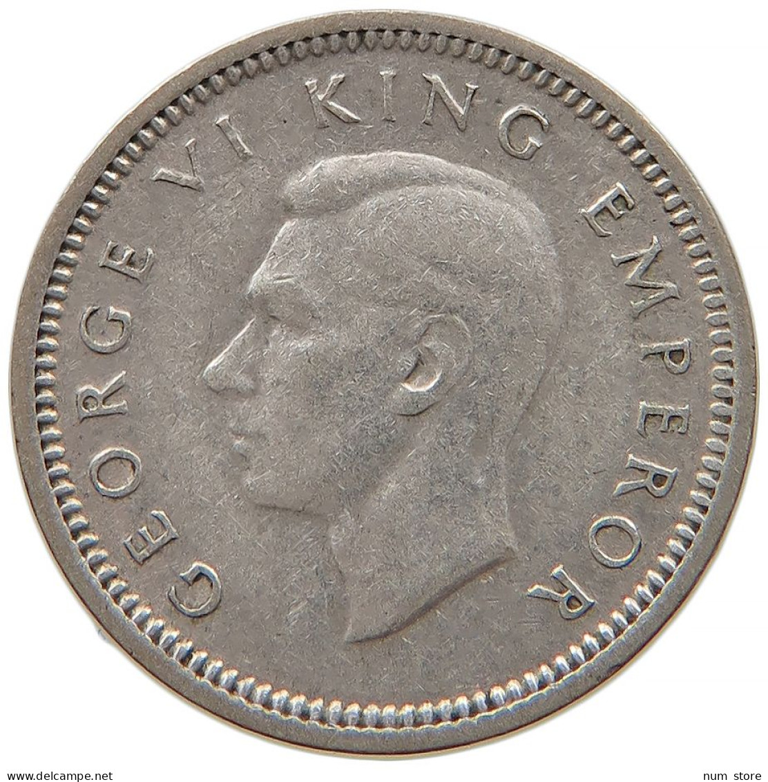 NEW ZEALAND 3 PENCE 1937 George VI. (1936-1952) #t023 0279 - Nieuw-Zeeland