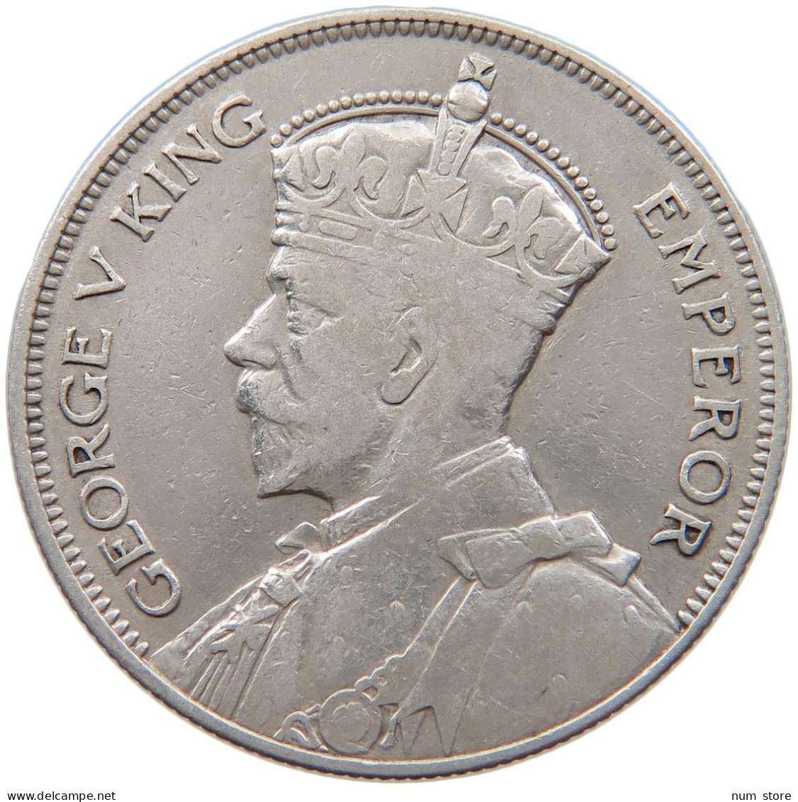 NEW ZEALAND 1/2 CROWN 1933 George V. (1910-1936) #t025 0161 - New Zealand