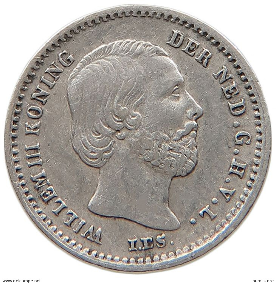 NETHERLANDS 5 CENTS 1863 Willem III. 1849-1890 #t022 0389 - 1849-1890: Willem III.