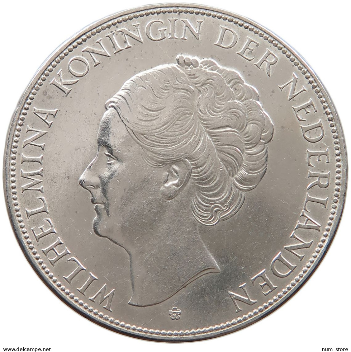 NETHERLANDS 2 1/2 GULDEN 1930 Wilhelmina 1890-1948 #t025 0007 - 2 1/2 Gulden