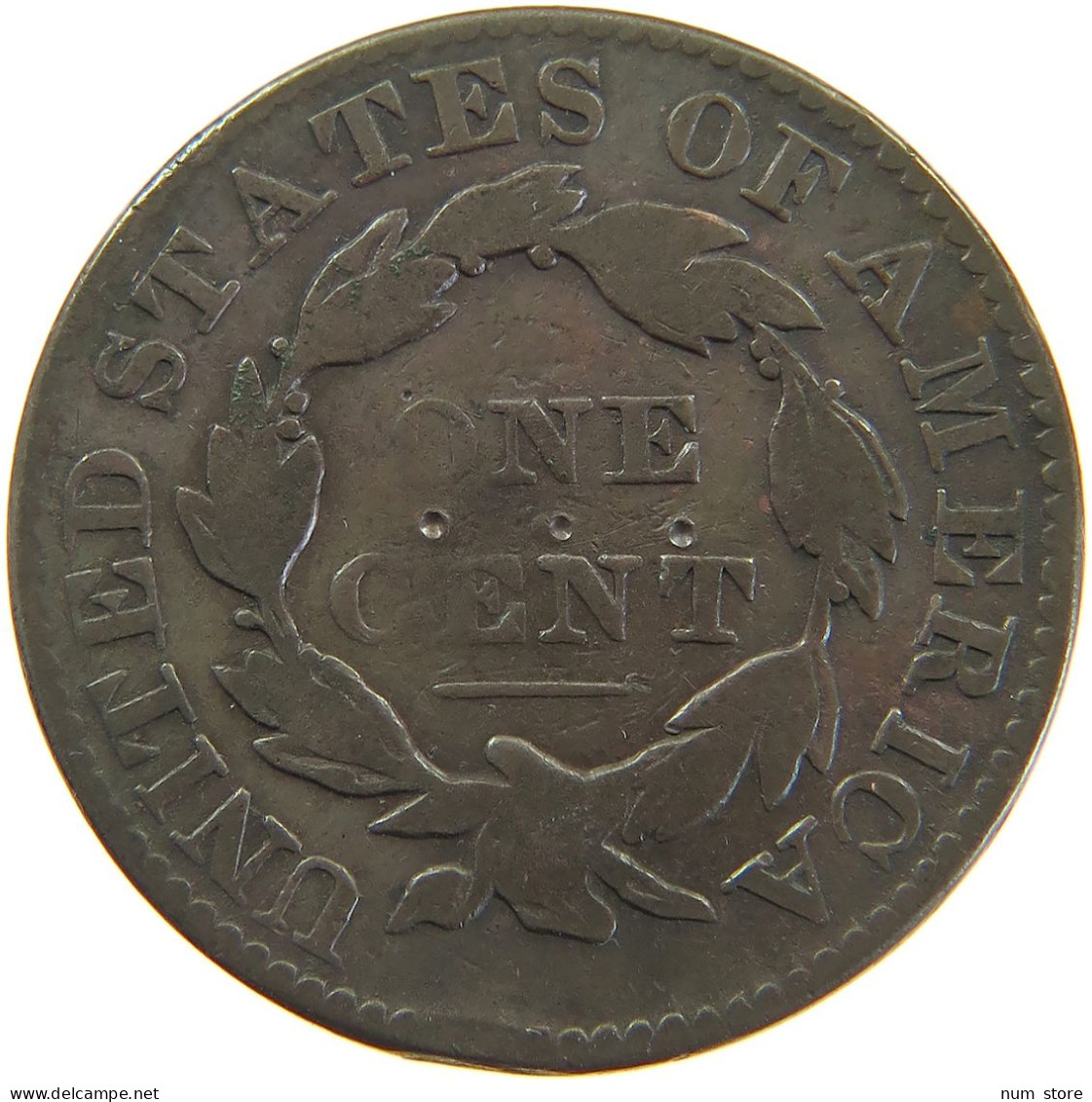 UNITED STATES OF AMERICA LARGE CENT 1831 Coronet Head #t024 0159 - 1816-1839: Coronet Head (Testa Coronata